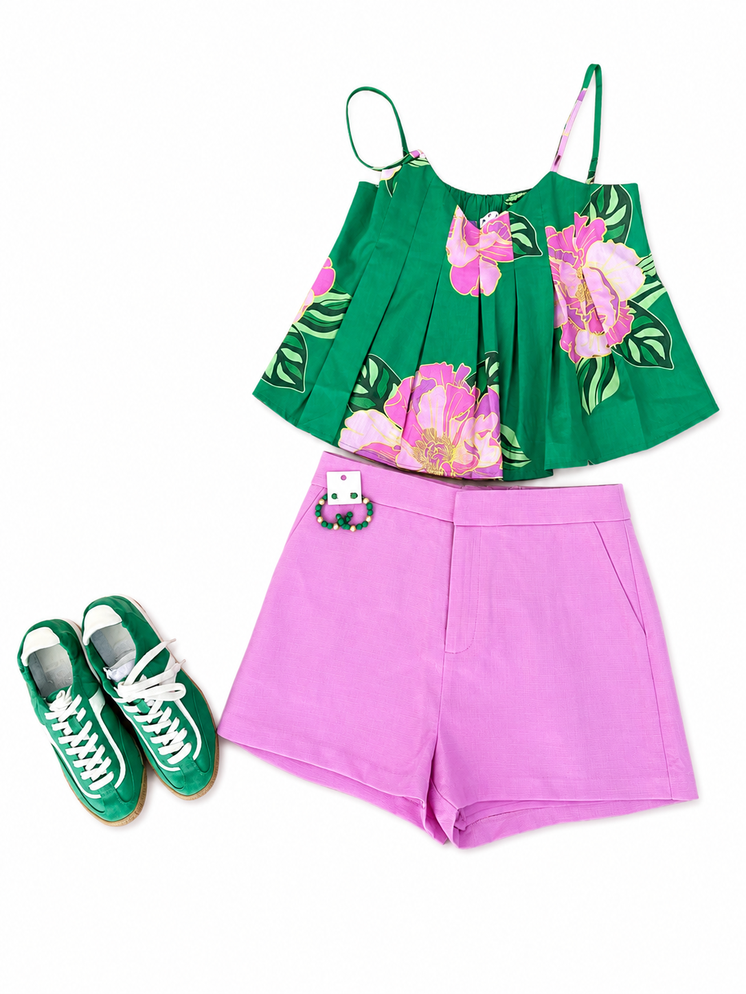 AUGUST APPAREL HIGH WAISTED SHORTS