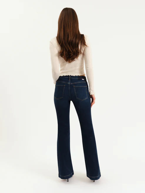 DAZE DENIM MID RISE FLARE