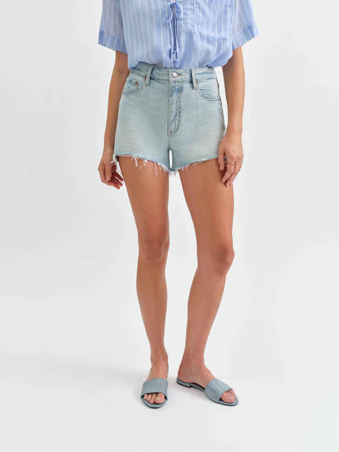 DAZE DENIM TROUBLEMAKER HIGH RISE SHORTS