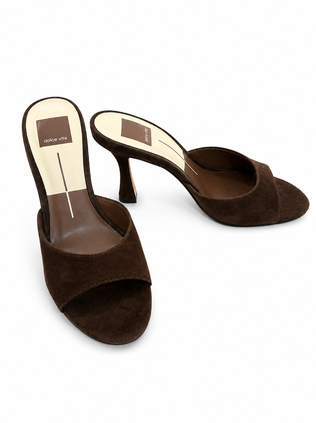 Dolce Vita Rosha Dark Brown Suede Heel