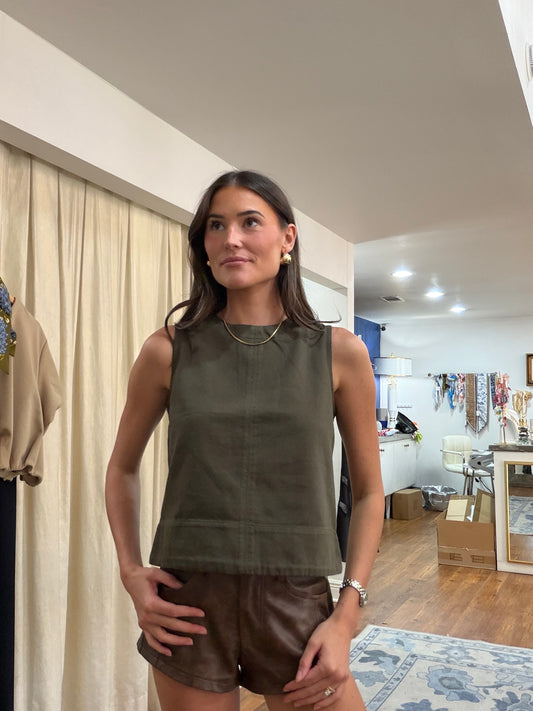 Anna Sleeveless Denim