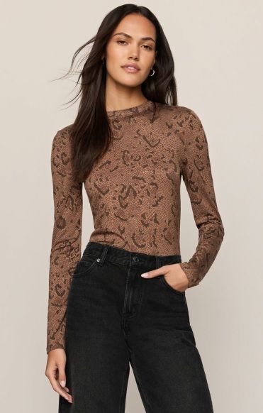 Z Supply Onyx Snake Top
