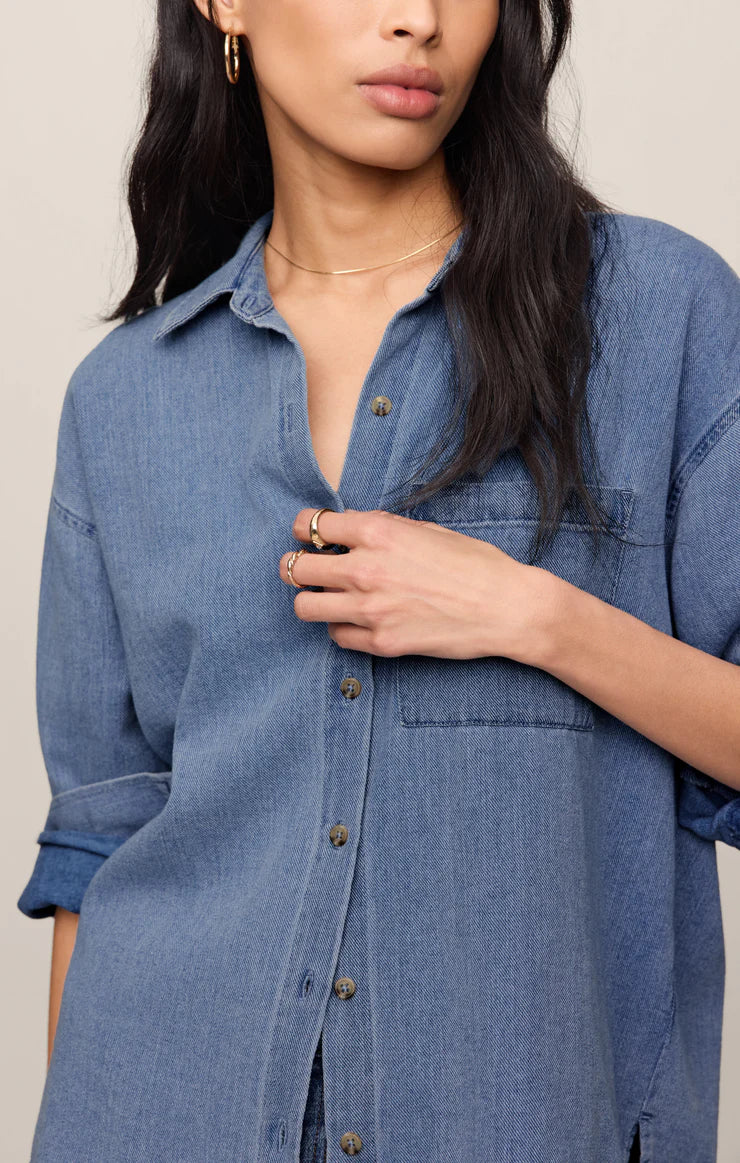 Z Supply The Perfect Twill Button Up