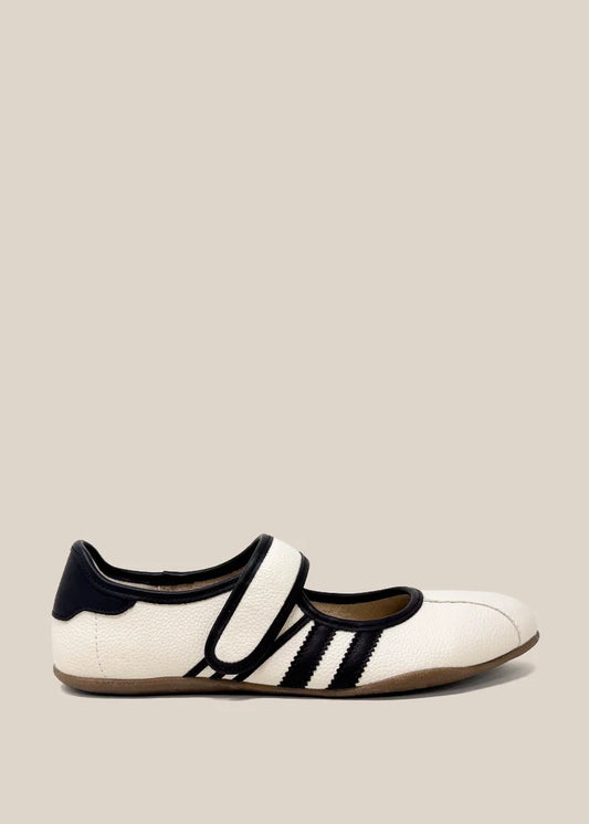 Peyton Black White Ballet Sneaker
