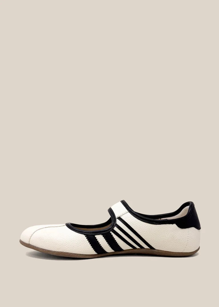 Peyton Black White Ballet Sneaker