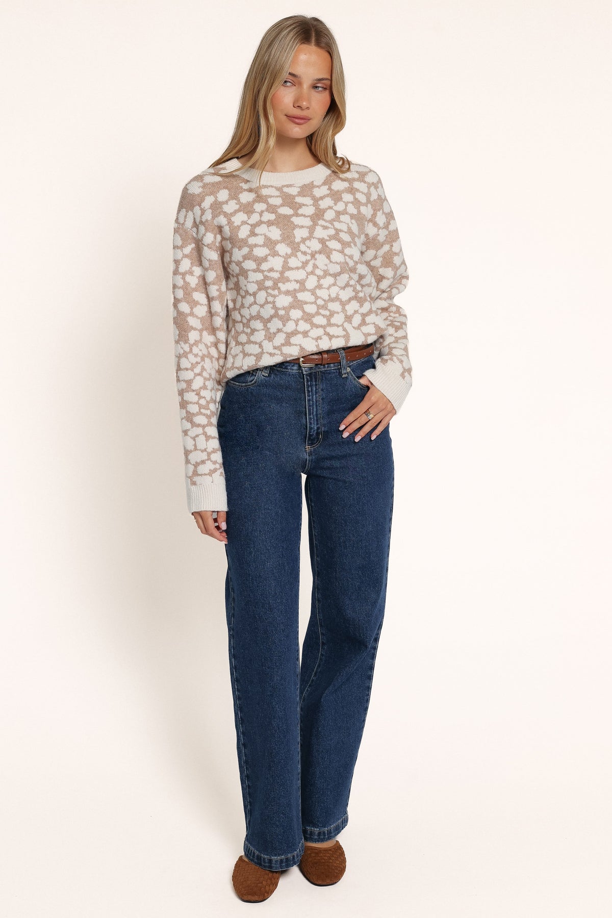 Josona Sweater - Tan Fawn