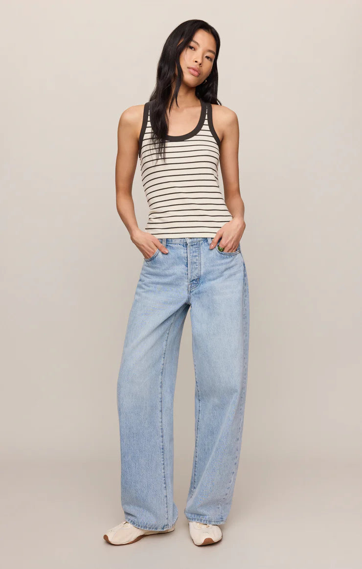 Z Supply Rowe Striped Scoop Tank