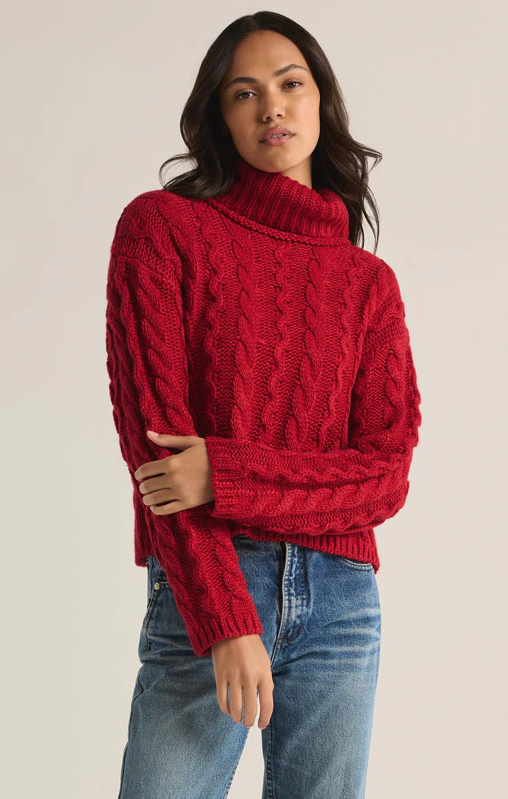 Z SUPPLY TIED TO YOU SWEATER