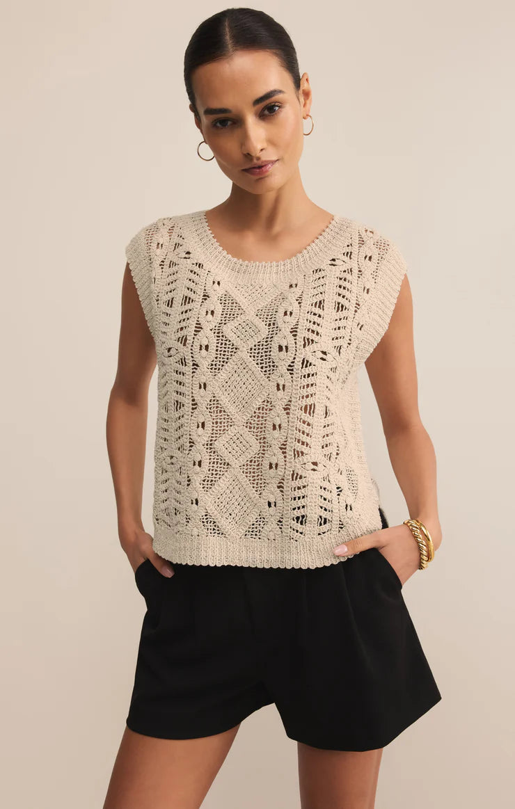 Z SUPPLY BAROQUE SWEATER TOP