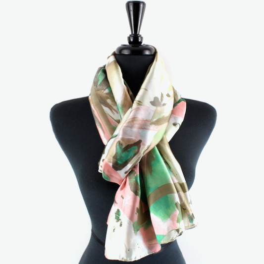 S24028 Wondering Satin-Feel Lightweight Scarf