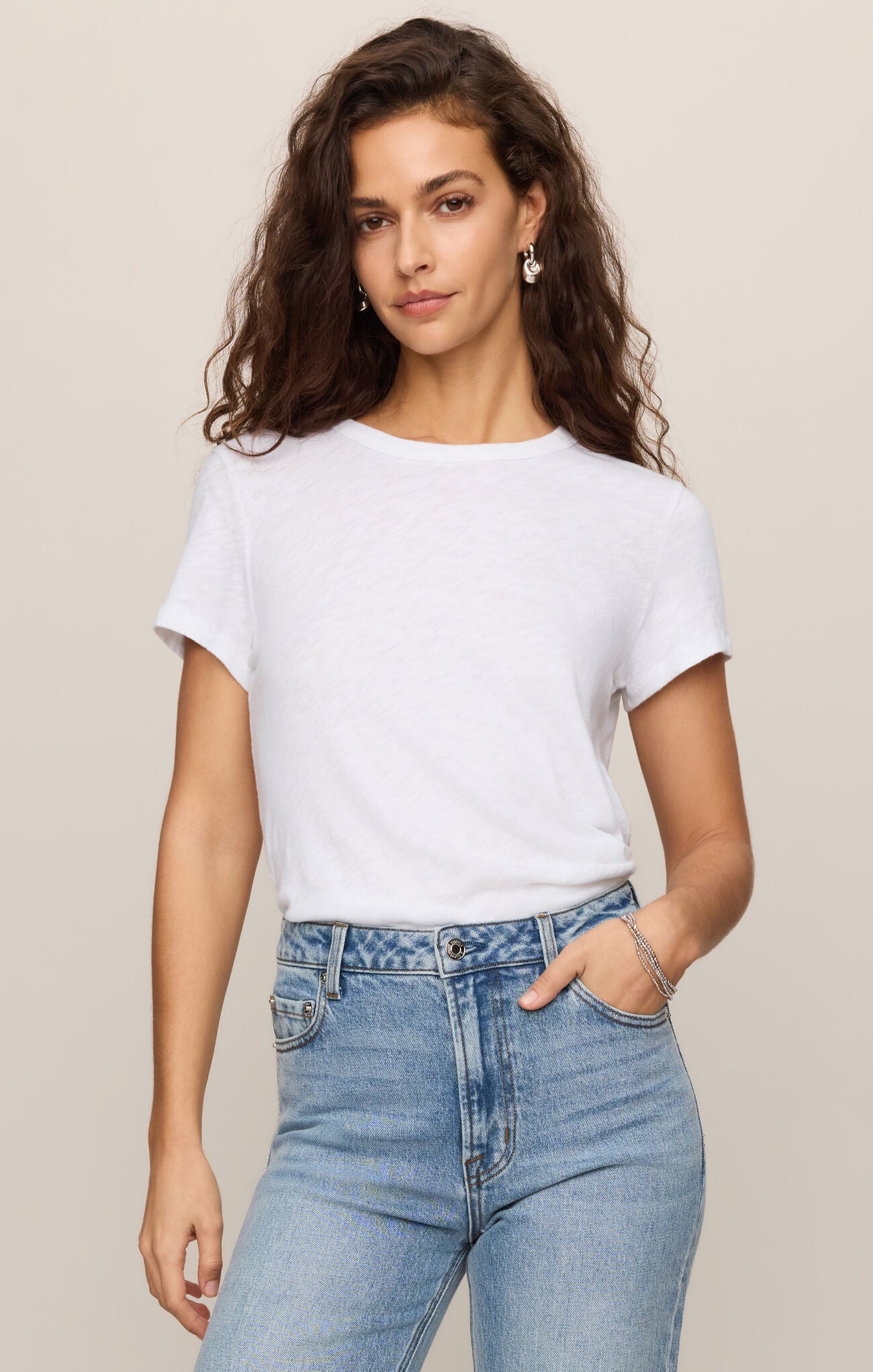 Junie Slub Tee Shirt