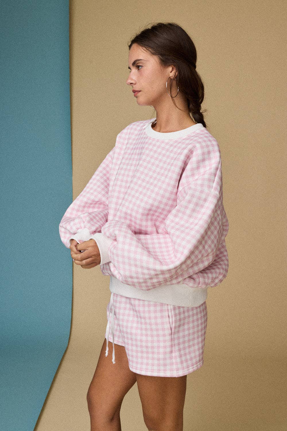 PX19244 - GINGHAM SHORT SET