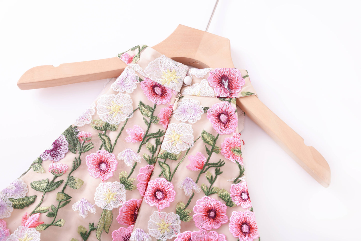 Elegant 3D Floral Mini Dress Summer Chic Style
