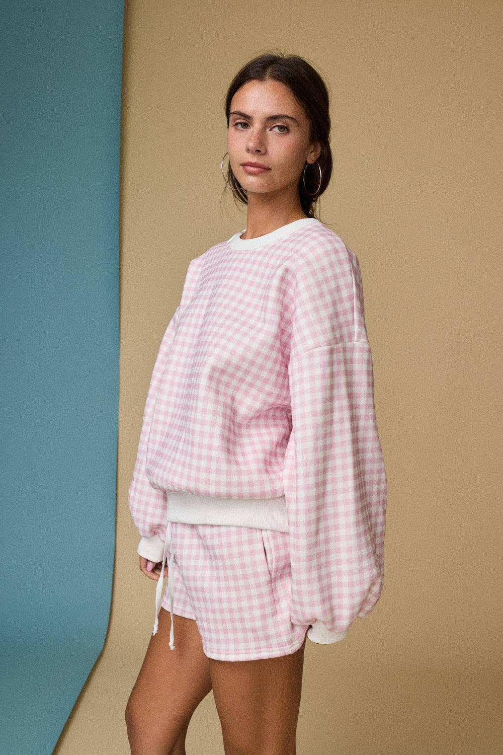 PX19244 - GINGHAM SHORT SET