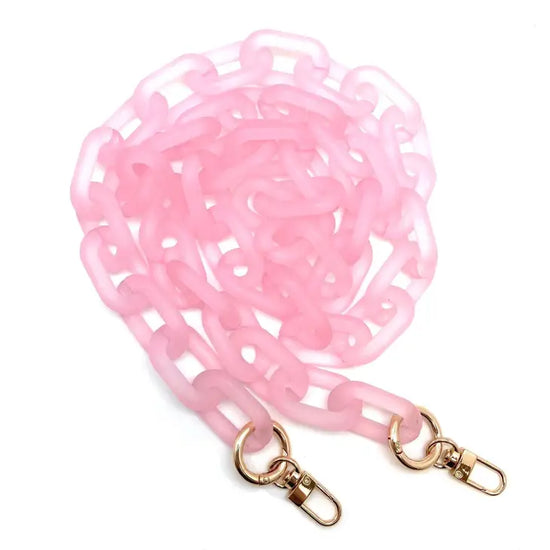 FROSTED ACRYLIC PURSE STRAP