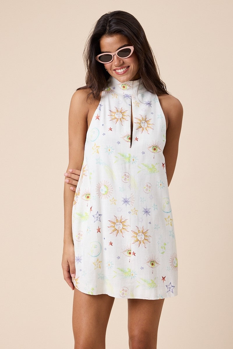 SKY TO MOON MINI DRESS