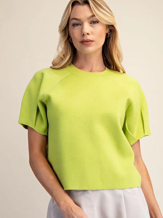 GLAM SHORT SLEEVE TOP