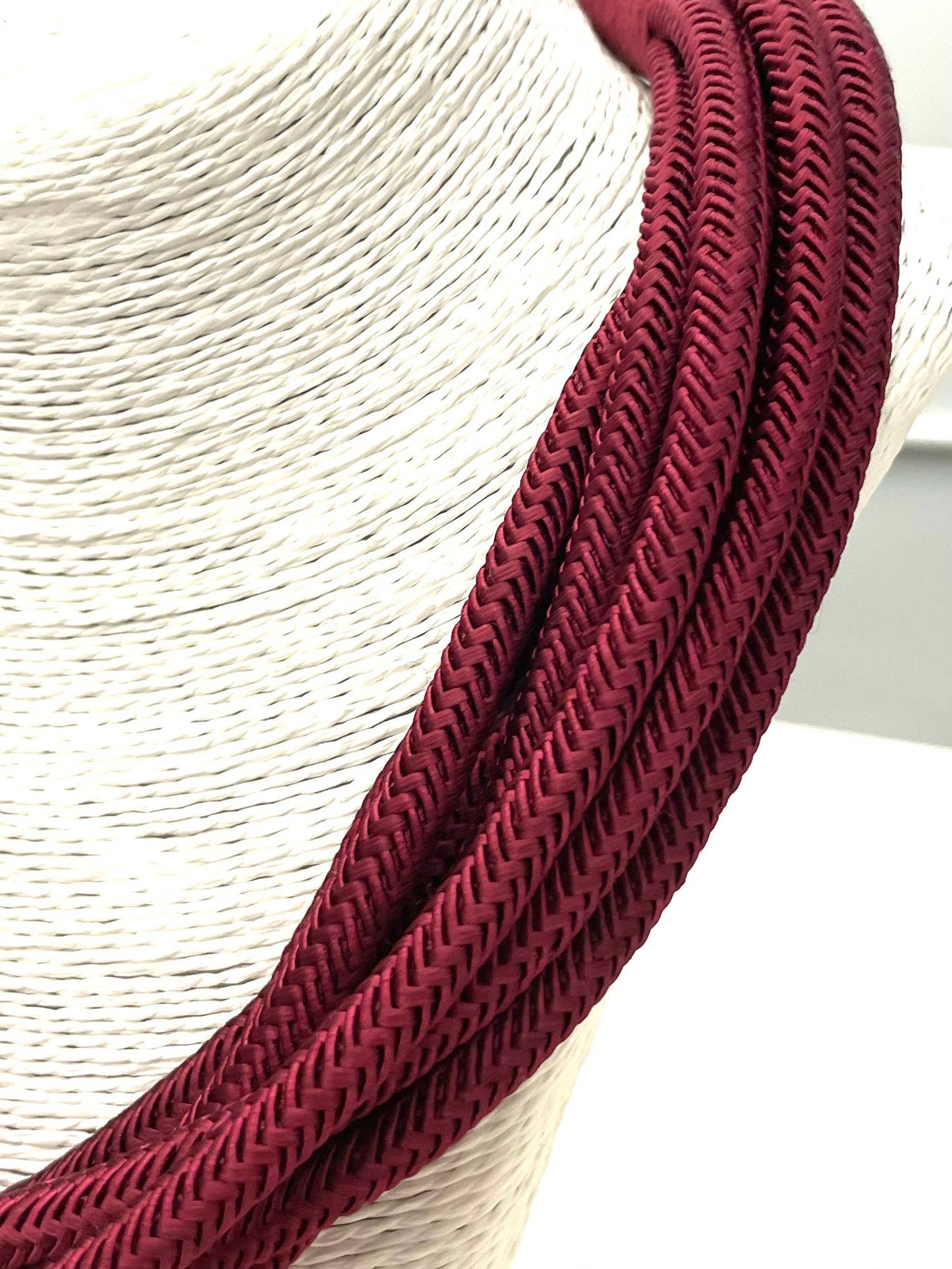 "Original" Slub 8-Strand Necklace (bordeaux)
