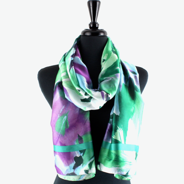 S24028 Wondering Satin-Feel Lightweight Scarf