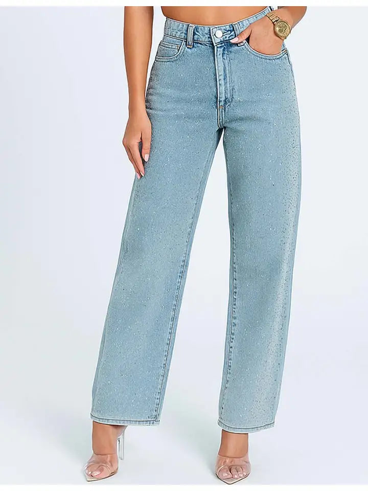 RHINESTONE JEANS