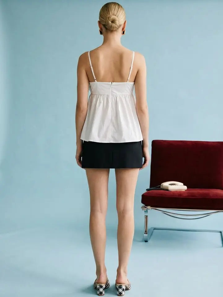 HEYSON FLOWER APPLIQUE TOP