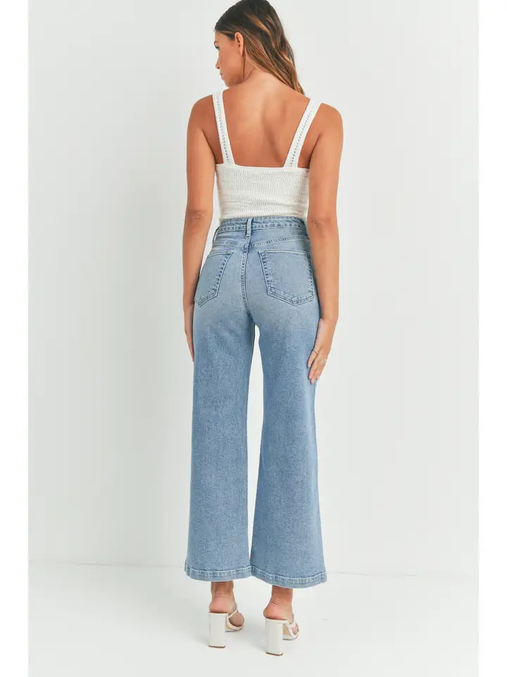 JUST BLACK DENIM WIDE LEG