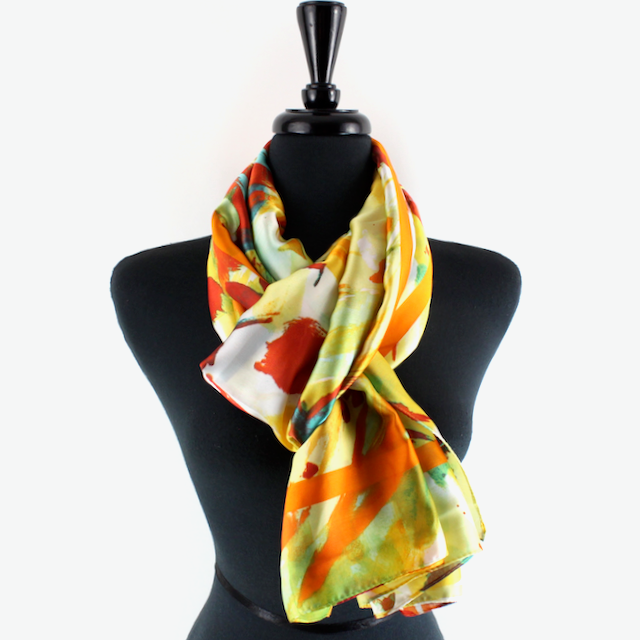 S24028 Wondering Satin-Feel Lightweight Scarf