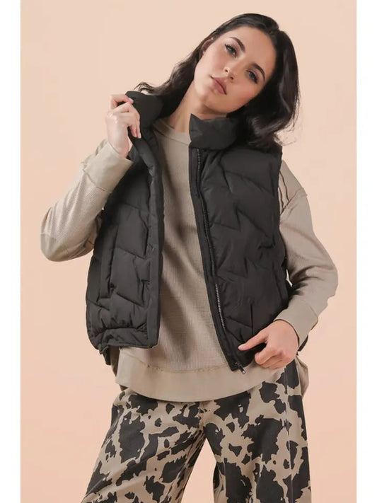 VERY J PUFFER VEST
