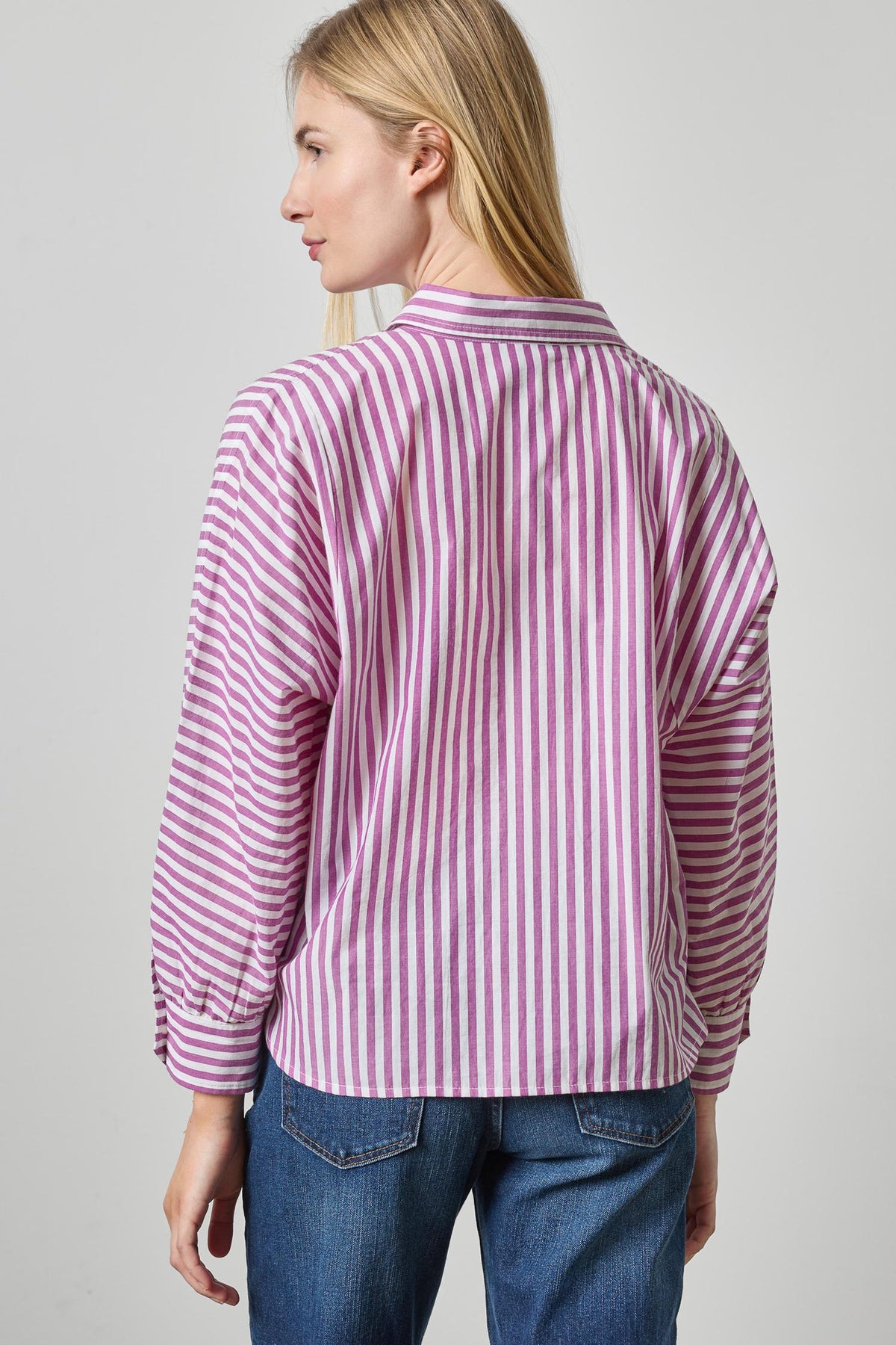 Lilla P Dolman Sleeve Button Down Shirt