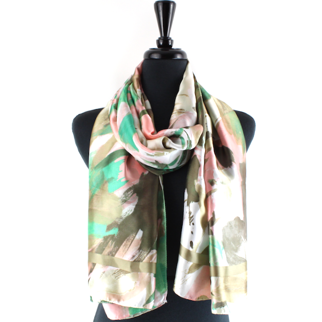 S24028 Wondering Satin-Feel Lightweight Scarf