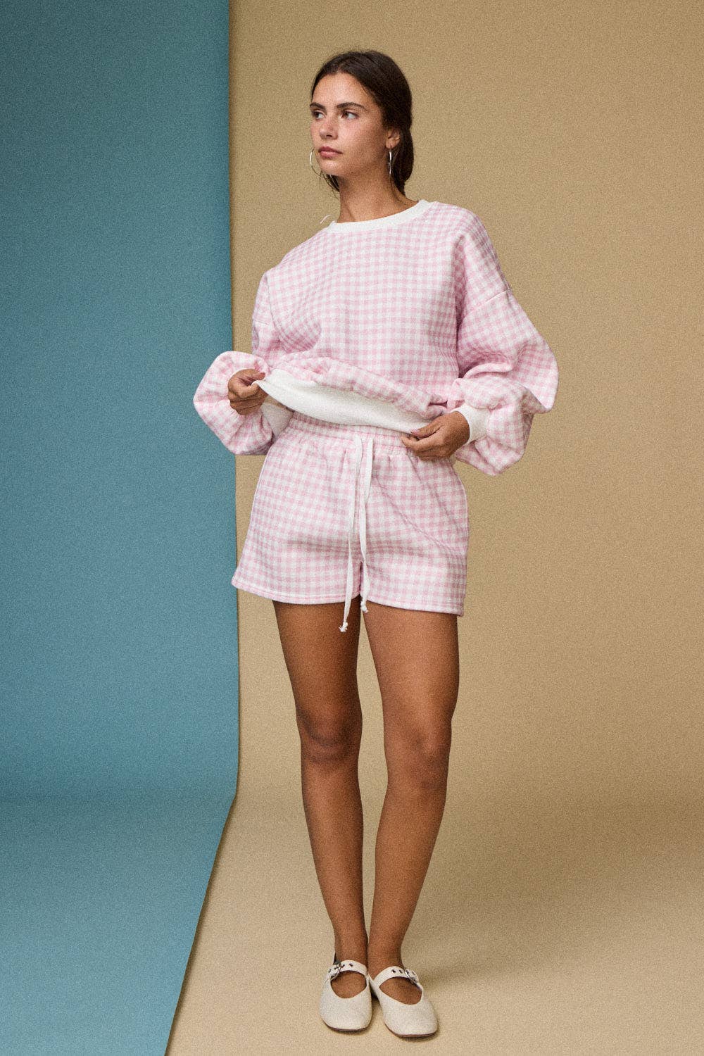 PX19244 - GINGHAM SHORT SET