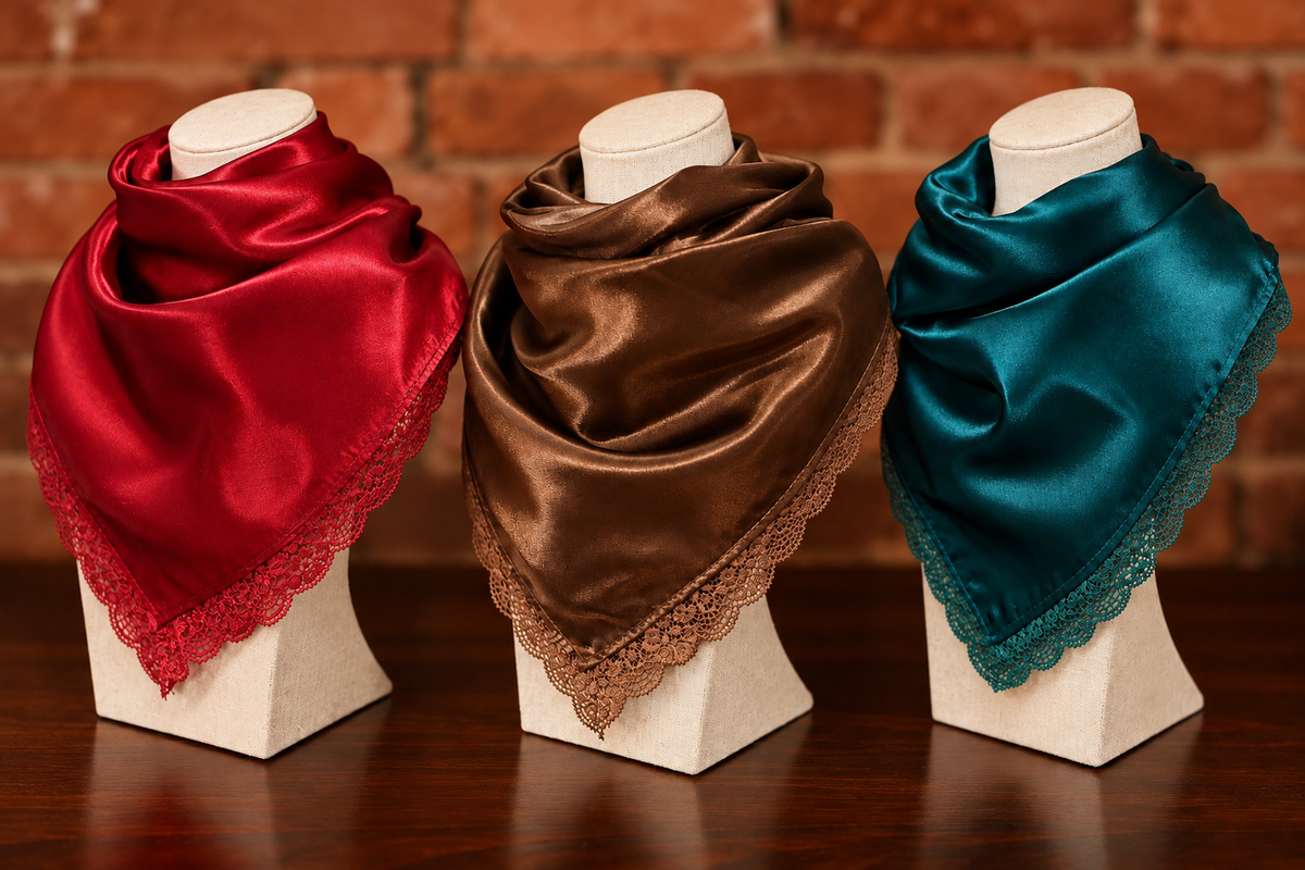 Lace Trim Scarf