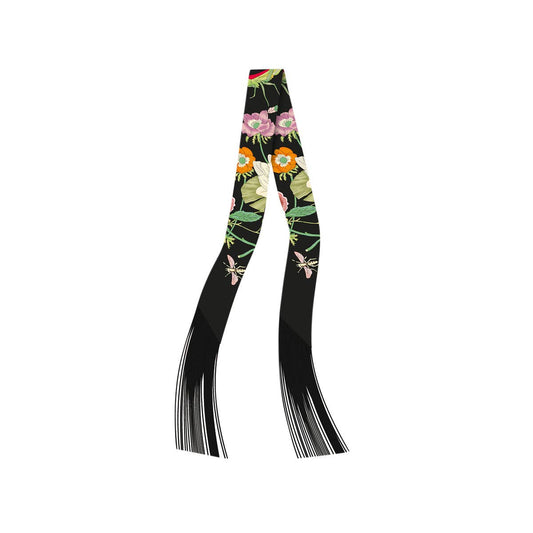 Frilly Scarf with Fringe - C