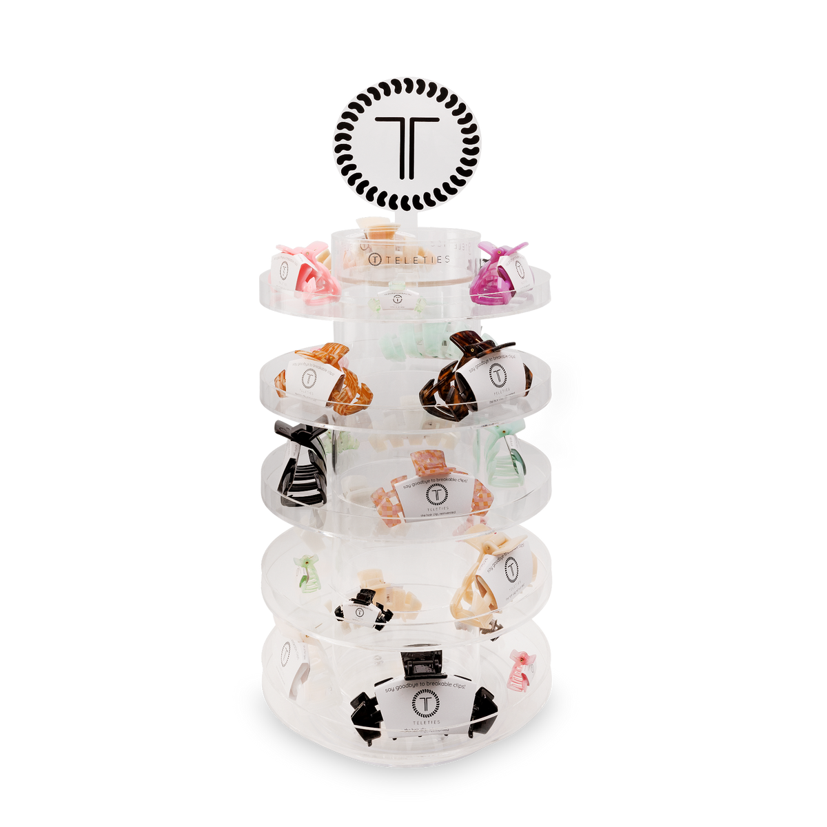 Rotating Claw Clip Display