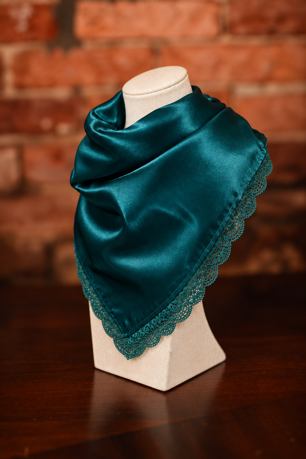 Lace Trim Scarf