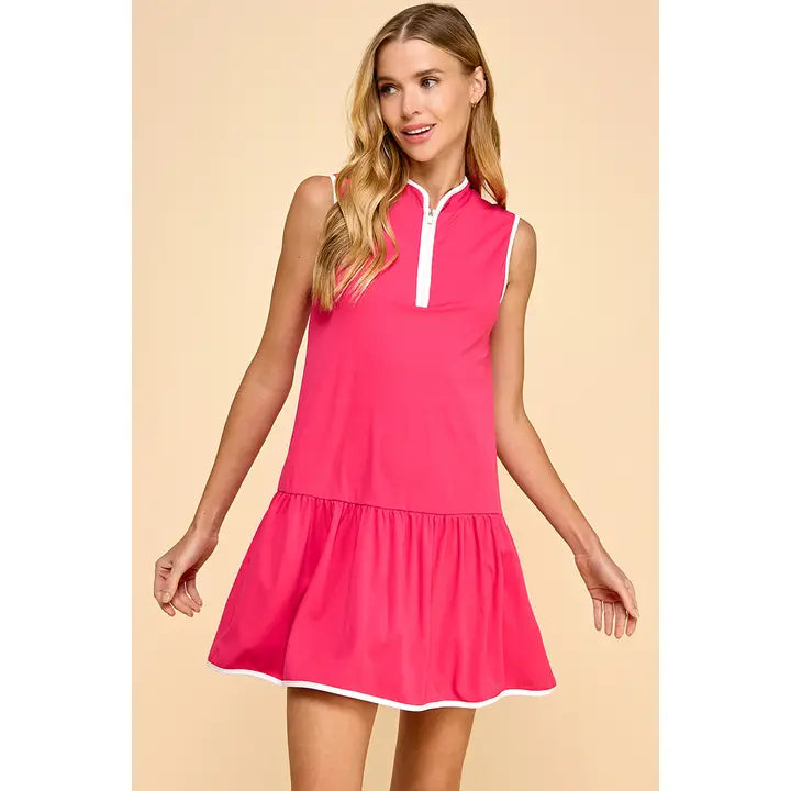 TCEC FRONT ZIP DRESS