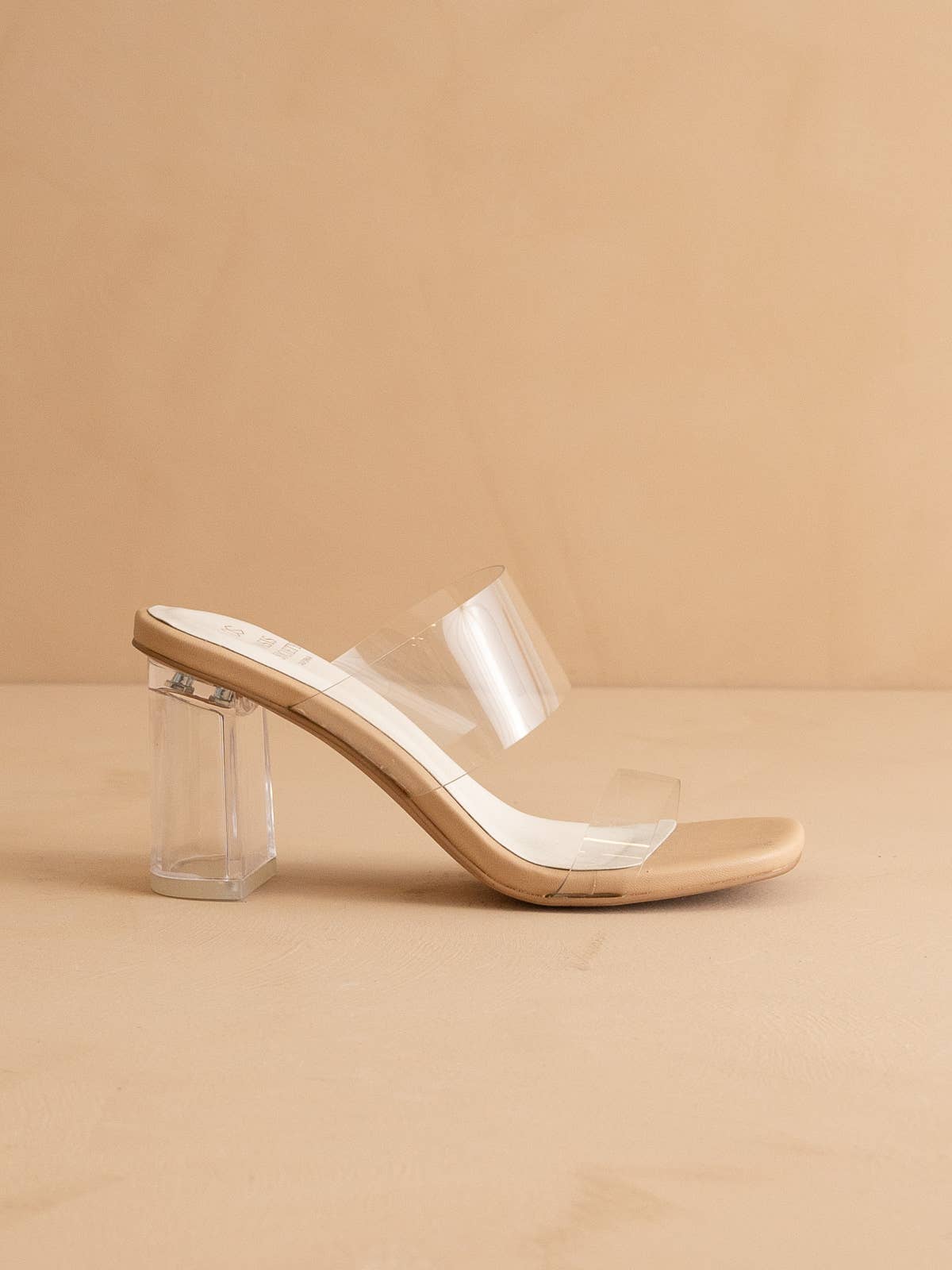 The Emma Clear | Invisible Block Heel