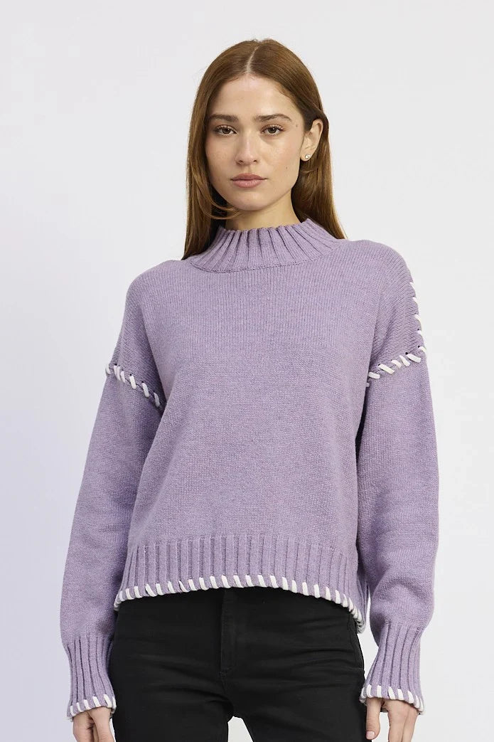 En Saison Purple sweater