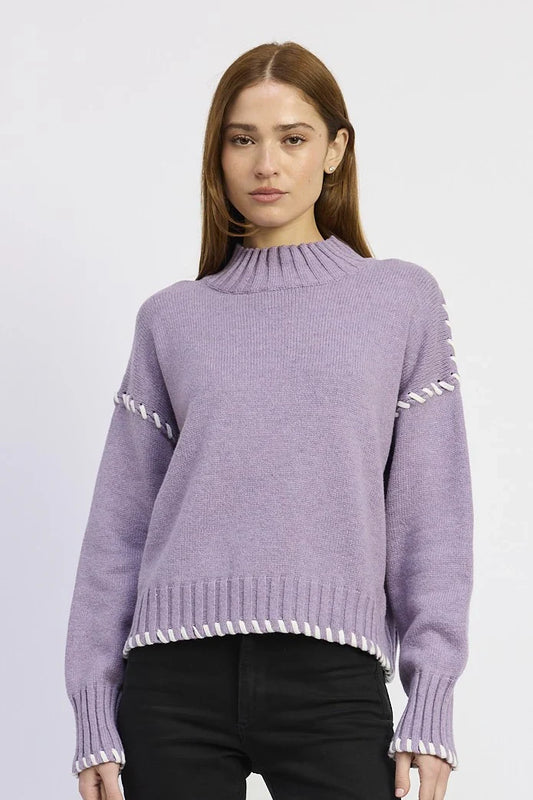 En Saison Purple sweater