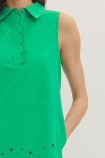 Solid Sleeveless Mini Dress