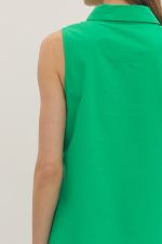 Solid Sleeveless Mini Dress