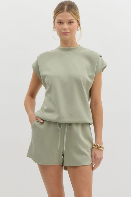 ENTRO CAP SLEEVE TOP