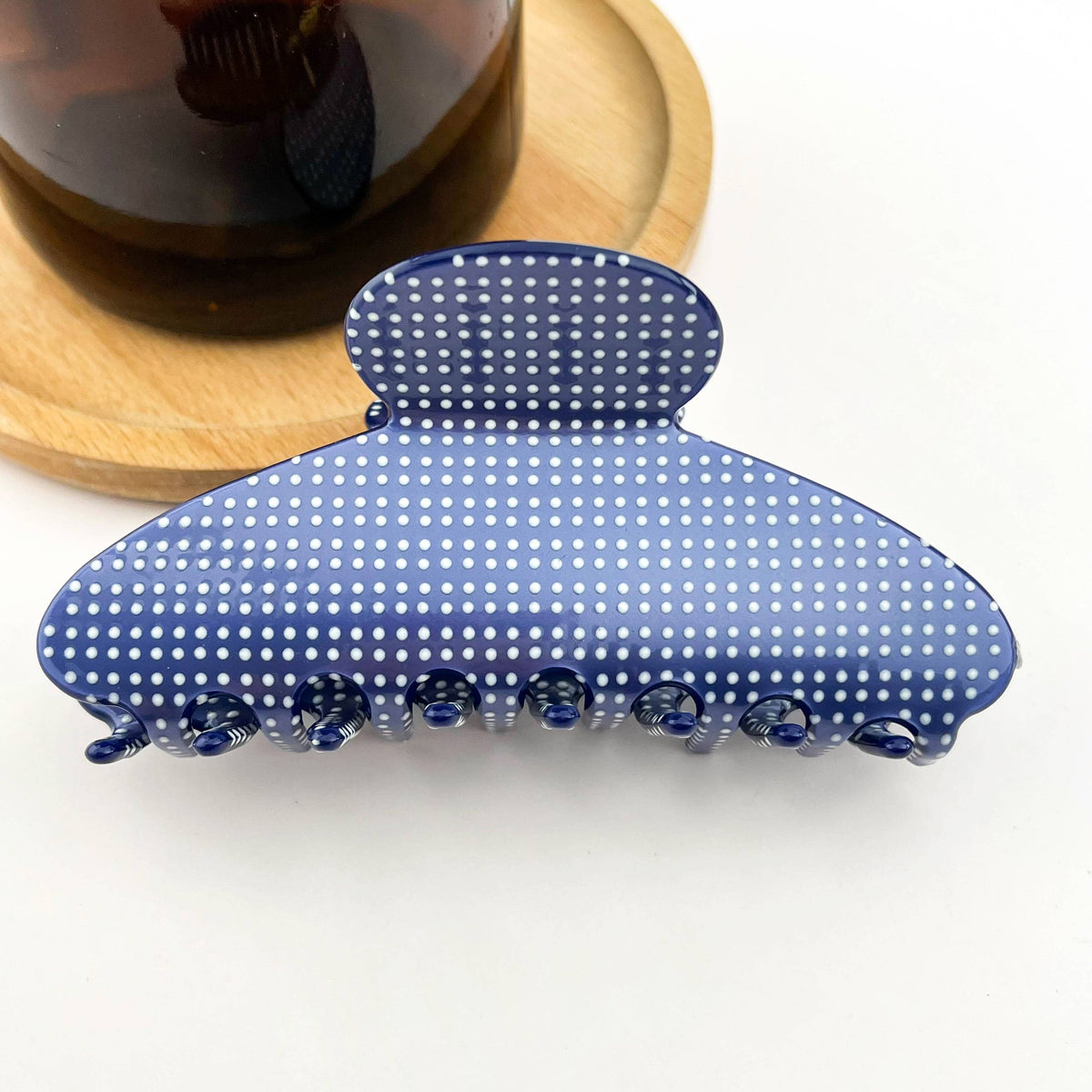 Acetate Polka Dot Hair Claw Clip, Classic Hair Clip