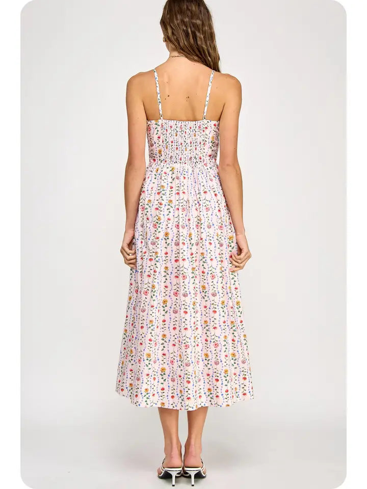 STRUT AND BOLT MIDI DRESS