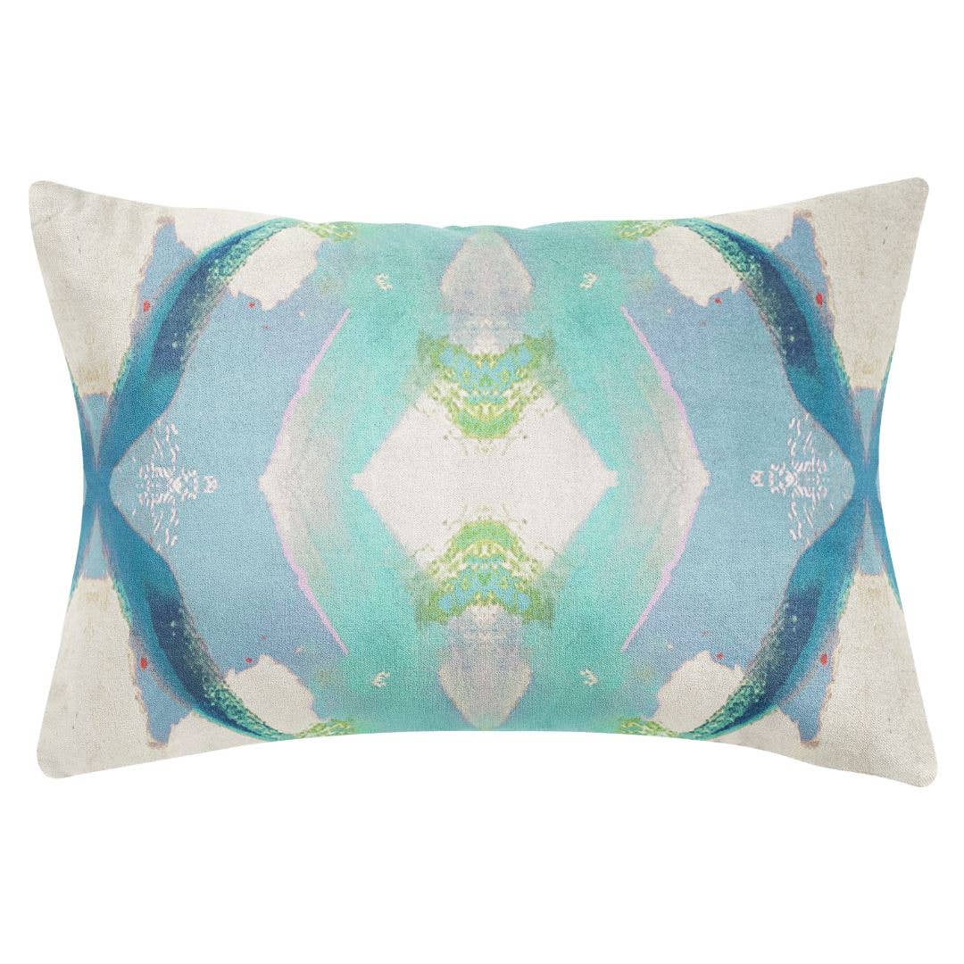 Jasmine Blue Decorative Pillow