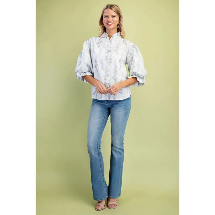 STYLE USA FLORAL TOP