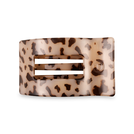 Flat Rectangle Hair Clip | Medium | Blonde Tortoise