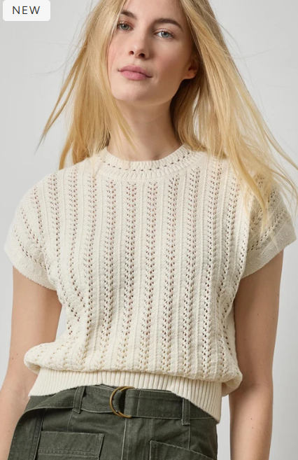 Novelty Stitch Wedge Sweater