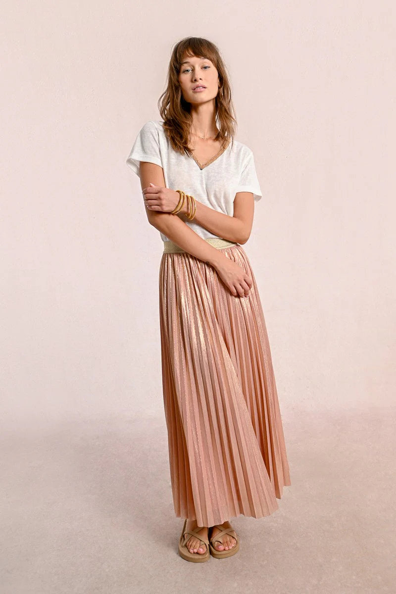 MOLLY BRACKEN PLEATED SKIRT