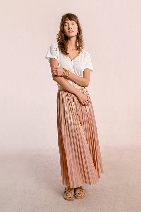 MOLLY BRACKEN PLEATED SKIRT